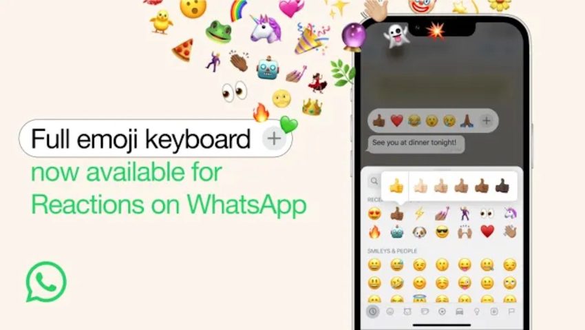 WhatsApp Mesaj Tepkileri İçin Artık Tüm Emoji’ler Kullanılabilecek